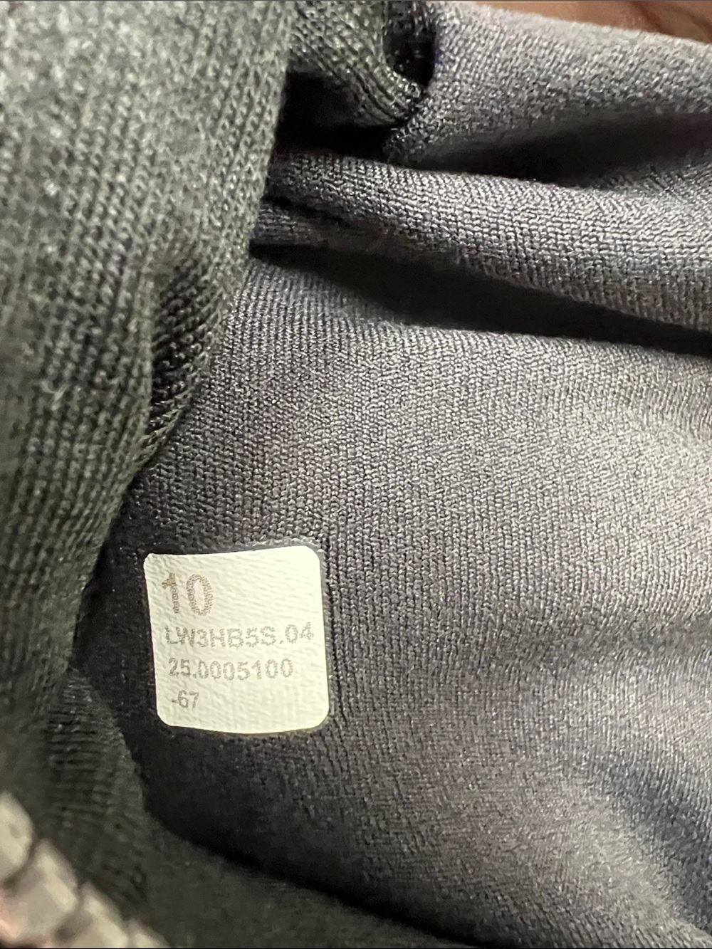 Lululemon Nulu Cropped Define Jacket Black Mirror Silver Size 10 NWT - Picture 7 of 7